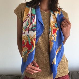 Vintage Loredano Silk Scarf